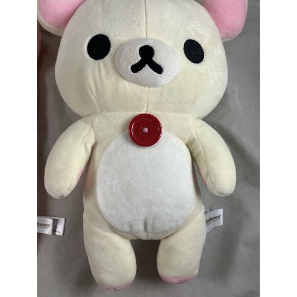 San-X Rilakkuma Korilakkuma Soft Stuffed Bear in Sleeping Bag Pink Kawaii - Picture 3 of 9